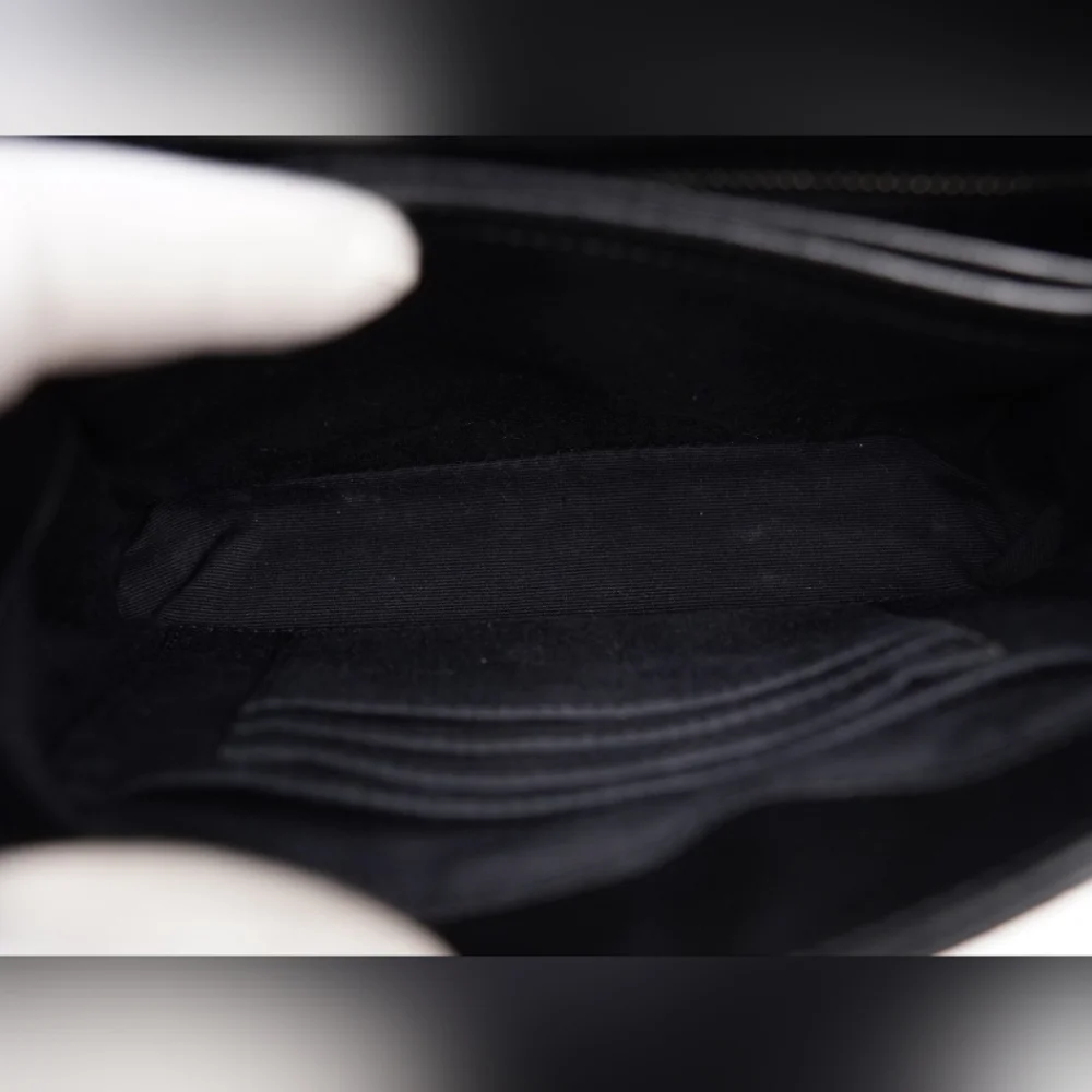 CF49 💟 Saint Laurent Loulou Shoulder Bag Matelasse Chevron Leather Toy - Picture 15 of 15